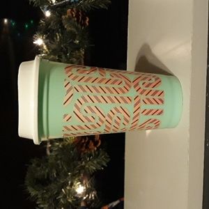 Starbucks candy cane holiday color changing cup nwt